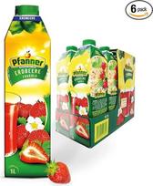 Su "Pufai Grocery", "Pfanner" braškių vaisių sultys 1000 ml x 6 vnt.
