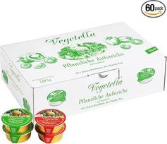Vegetella Augalinis sojų užtepėlė Vegetella 2 įvairių dizainų (60 x 24g)