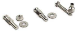Mašininis varžtas 4 x 8 mm su poveržle, žalvaris, nikeliuotas