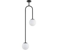 Sietynas ant stulpo VECTOR 2xE14/10W/230V juoda