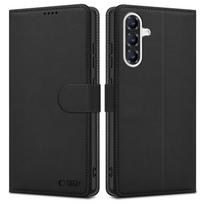 Juodas atverčiamas dėklas "Tech-Protect Wallet" telefonui Samsung Galaxy A56 5G