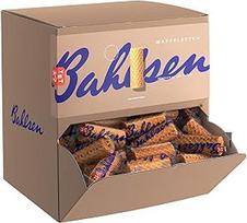 "Bahlsen" vaflių prekystalis su maždaug 150 atskirų pakuočių - plonų vaflių pyragaičių (1 x 760 g)