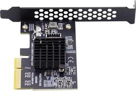 "Cablecc" 20Gb/s USB 3.2 Gen2 Type-E IDC priekinės antraštės USB-C į PCI-E 4X Express kortelės adapteris stalinėms pagrindinėms plokštėms