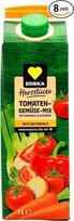 "Edeka Herzstücke" pomidorų ir daržovių mišinio sultys, 8 vnt. (8 x 1 l)