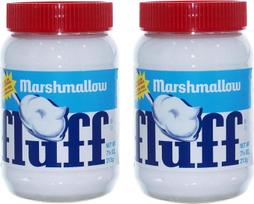 "Fluff Marshmallow Naturell" 42670 2 duonos užtepėlių rinkinys, putų cukrus, vanilė, 213 g