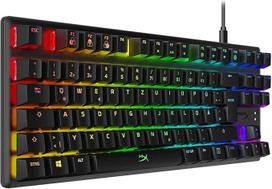 "HyperX" , USB-A, "Alloy Origins Core" - RGB mechaninė žaidimų klaviatūra, be klavišų, "HyperX Red" jungikliai (DE išdėstymas)