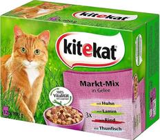 "Kitekat", "Market Mix in Jelly" 1200g