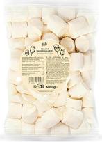 "KoRo" - veganiški zefyrai 500 g - itin dideli zefyrai - minkšti ir saldūs - veganiški - švelnaus vanilės skonio