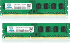 16GB (2x8GB) PC3-12800U DDR3-1600 UDIMM 2Rx8 DIMM DDR3 8GB 1600 MHz SDRAM 240-Pin 1,5 V CL11 Non-ECC stalinių kompiuterių atminties rinkinys