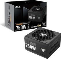 ASUS TUF Gaming 750 W auksinis maitinimo šaltinis (750 W, visiškai modulinis maitinimo šaltinis, suderinamas su ATX 3.0, "Axial Tech" ventiliatorius, PCB danga, dvigubi rutuliniai guoliai)