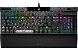 CORSAIR K70 MAX RGB magnetinė-mechaninė laidinė žaidimų klaviatūra - reguliuojami MGX jungikliai - PBT dvigubo šūvio klavišų dangteliai - suderinama su iCUE - PC, PS5, PS4, Xbox - QWERTZ DE - plieno pilka