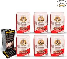 Delicert Caputo Pizzeria 6 x 1 kg + originalus picos receptas ir patarimai | Kepimo laikas iki 24 valandų | Picos miltų tipas 00