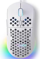 Dierya ×TMKB M1SE žaidimų pelė su 12800 DPI optiniu jutikliu, žaidimų pelė, 6 programuojami mygtukai, reguliuojamas RGB, ergonomiška kompiuterio pelė, balta