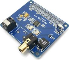 DollaTek "HiFi Digi Pro" skaitmeninė garso plokštė "Raspberry Pi 4B/3B+/3B/2B" | Du osciliatoriai | I2S SPDIF šviesolaidis | 44,1 ir 48 kHz |
