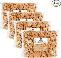 Gadeschi Amaretti (4 x 1 kg) | Itališki kepiniai iš abrikosų branduolių | Kavos pyragaičiai dideli | 4 kg sausainių Amaretti