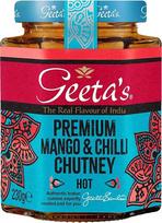 Geeta's Premium mangų ir aitriųjų paprikų čatnis, 230 g
