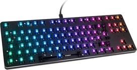 GLORIOUS Gaming GMMK TKL (85%) Barebones (tik rėmelis) - mechaninė žaidimų klaviatūra, mygtukai su RGB apšvietimu, keičiama karštuoju būdu ir pritaikoma, tarptautinis/ISO išdėstymas - juoda