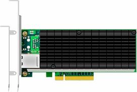 GLOTRENDS ST7215 10GB PCI-E NIC tinklo kortelė, vienas varinis RJ45 prievadas su "Intel X540-BT1" valdikliu, PCI Express Ethernet LAN adapteris, palaiko "Windows Server/Windows/Linux/ESX