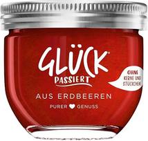 GLÜCK Happens - iš braškių vaisių užtepėlė be gabalėlių, smulkiai pertrinta - 230 g