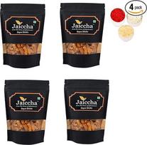 Jaiccha Ghasitaram Bhaidooj Dovanos - 4 SOYA lazdelės 100 GMS juodame popieriniame maišelyje
