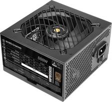MARSGAMING MPB550SI, PC-ATX maitinimo blokas 550 W, "80Plus Bronze" 230 V, 90 % efektyvumas, "SI Extreme Silence" ventiliatorius su varine šerdimi, AI2-RPM, DC-DC ir SMD technologijos, juodas