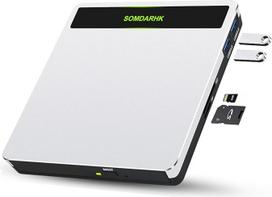 SOMDARHK Išorinis CD DVD diskas Išorinis USB 3.0 C tipo CD/DVD RW įrašymo įrenginys su 2 USB ir SD/TF, nešiojamasis optinis diskas DVD CD-ROM diskas, skirtas nešiojamajam kompiuteriui "Windows 11 Mac Mac MacBook Air Pro iMac PC