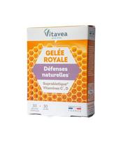 Maisto papildas Vitavea Bičių pienelis su vitaminais ir Suprabiotiques® natūraliai apsaugai, 30 kaps.