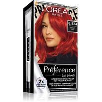 L’Oréal Paris Préférence Vivids plaukų dažai atspalvis 8.624 bright red 1 vnt.
