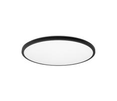 Top Light - LED lubinis vonios šviestuvas ONYX LED/18W/230V IP44 diametras 34 cm juoda
