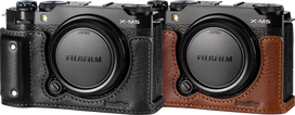 SmallRig 4880 Camera Leather Half Case Kit for FUJIFILM X-M5 Brown