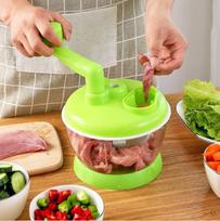 **Daugiafunkcinis rankinis daržovių ir mėsos smulkintuvas** four-blade vegetable shredder