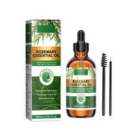 Rozmarinų plaukų augimo aliejus stiprina plaukus Organics Rosemaries plaukų stiprinimo aliejus Rozmarinų aliejus 60 ml su tušo šepetėliu + akių kontūro šepetėliu One size
