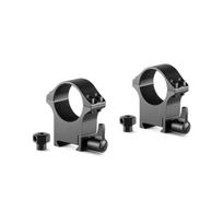 Laikikliai žiedai Hawke Professional Steel Ring Mounts 30mm High Weaver, Nut & Lever 23107