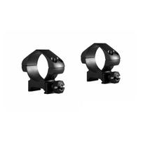 Laikikliai žiedai Hawke Precision Steel Ring Mounts 30mm Medium Weaver, Nut 23006