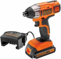 Black & Decker Juodas & Decker Smūginis gręžtuvas-suktuvas Juodas & Decker BDCIM18D1A-QW; 18 V; 1x2,0 Ah akum.