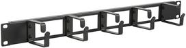 Lanview 1U 19"" CABLE ORGANIZER PANEL  WITH CABLE ENTRY HOLE
