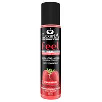 LuxuriA Feel Strawberry - vandens pagrindo lubrikantas - braškė (60 ml)