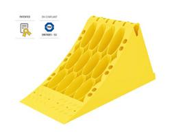 Ratų atrama Crowny® 53, geltona, homologuota, termoplastinė