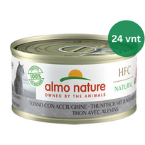 Almo Nature HFC Tuna&Whitebait šlapias maistas katėms 24x70g