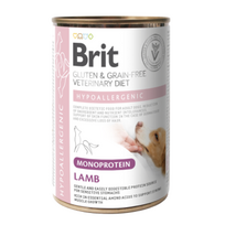 Brit GF Veterinary Diets konservai šunims Hypoallergenic Monoprotein Lamb, Svoris 400 g