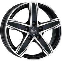 Ratlankis MAK King 5 R18x8 5x120 ET 50 CB 65.1 (Ice Black) (1350 kg)