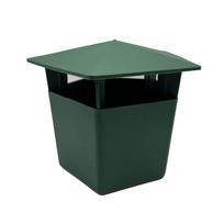 Žalioji plastikinė sodo šliužų ir sraigių gaudyklė 12cm*12cm*10cm Black tamsiai žalia spalva