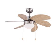 ZEVENTI - Lubinis ventiliatorius FAMARA 1xE14/60W/230V smėlio spalva