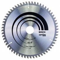 BOSCH OptilineWood pjūklo diskas 216x2.8 mm T60