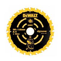 DeWALT pjovimo diskas medienai 190 mm T24