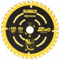DeWALT pjovimo diskas medienai 165 mm T40