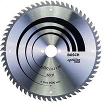 BOSCH OptilineWood pjūklo diskas 250x3.2 mm T60