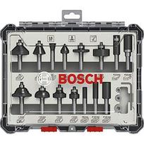BOSCH frezų rinkinys 8 mm "Trims&Edging" (15 vnt)