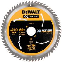 DeWALT pjovimo diskas medienai 210 mm T60