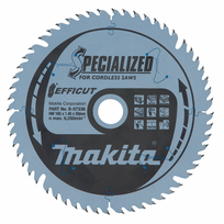Makita EFFICUT pjovimo diskas medienai/MDF/laminatui 165x1,45 mm T56